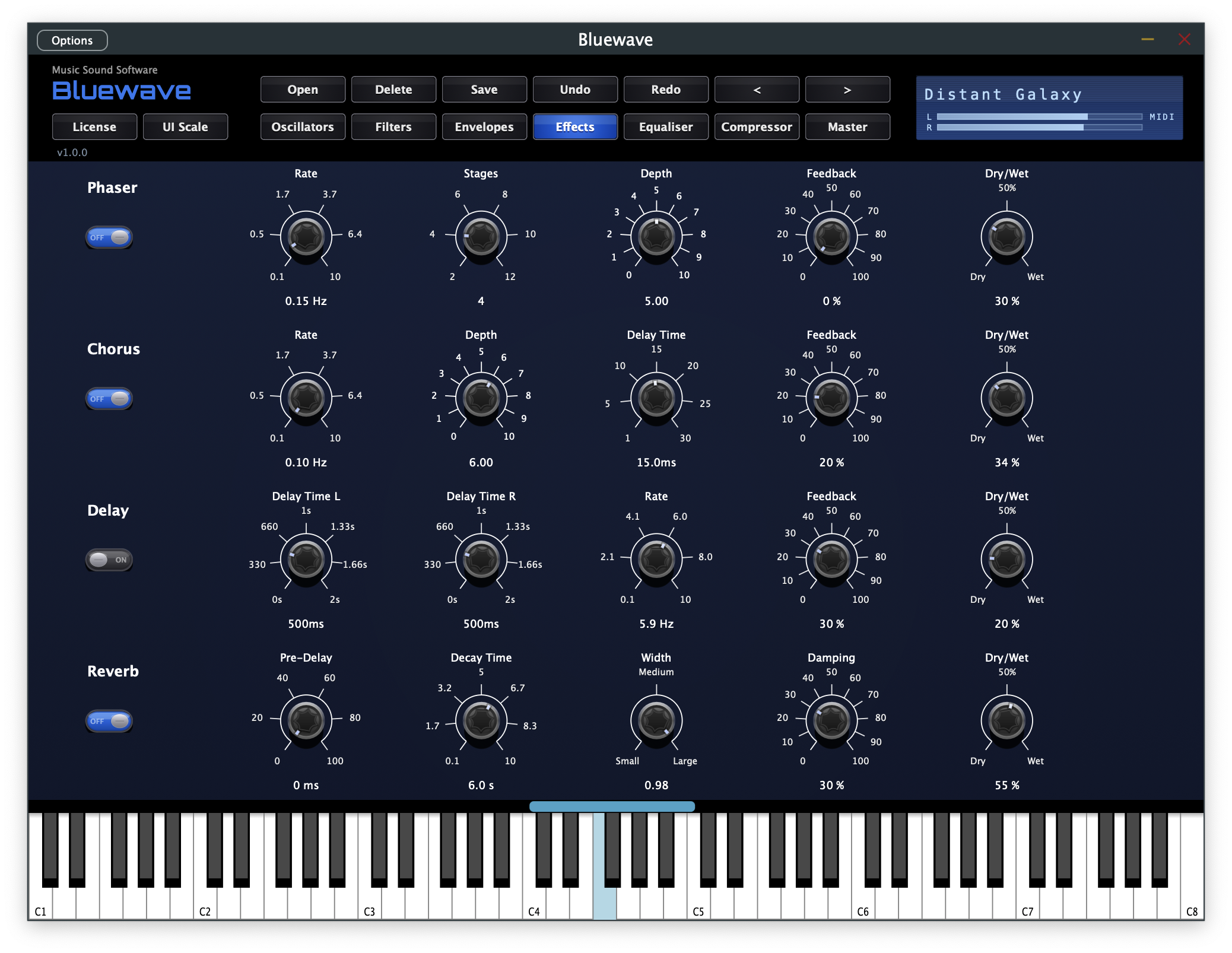 Bluewave Effects Chain